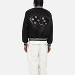 Куртка sequins satin jacket 'black' Stussy, черный - фото 4