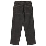 Джинсы унисекс MIND ERROR, Мытый черный - фото 8