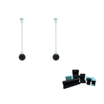 TIFFANY & CO. Серьги 925 Sterling Silver Unisex Black - фото