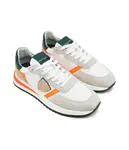 Кожаные кроссовки Philippe Model, серый - фото 3