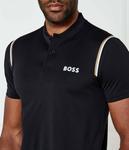 Рубашка поло Slim fit Boss Green, черный - фото 4