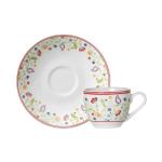 Чашка для эспрессо с блюдцем шанти Ritzenhoff, мультколор - фото