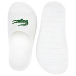 Шлепанцы женские белые Lacoste - фото 5