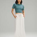 Футболка для йоги Lululemon, цвет экрю/бежевый - фото 8