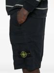 Шорты из эластичного хлопка Stone Island, синий - фото 5