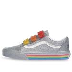 Кроссовки flour shop x old skool v 'silver rainbow' Vans, серый - фото