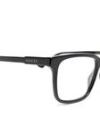 Очки в квадратной оправе с логотипом Gucci Eyewear, черный - фото 3
