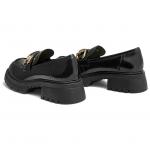 Туфли на платформе женские черные BASTO - фото 5