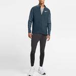 Куртка Nike Stripe Pattern Splicing Zipper Stand Collar Jacket Blue Dark blue, синий - фото 3