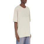 Футболка с принтом в виде цифр Maison Margiela, серый - фото 5