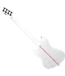 Бас-гитара Schecter Simon Gallup Ultra Spitfire белая с красным львом - фото 2