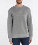 Толстовка мужская Gant с вышивкой, серый - фото