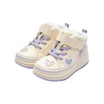 Балетки для малышей Baby BALABALA, бело-фиолетовые - фото 2