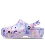 Сандалии classic platform Crocs, фиолетовый - фото