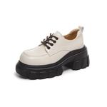 Лоферы женские черно-белые ST&SAT - фото 4