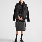 Рубашка поло мужская черная Prada, черный - фото 4