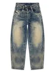 Выбеленные джинсы D-Enim 1997 года DIESEL, синий - фото