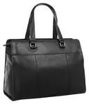 Шоппер BODENSCHATZ, натуральная кожа, черный - фото 4