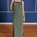 Женское платье-комбинация Champion, зеленый - фото 7