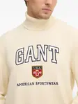 Водолазка с логотипом Gant, нейтральный - фото 4