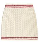 Юбка шерстяной вязки косами Balmain, нейтральный - фото 4