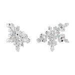 Серьги с мотивом снежинки Swarovski - фото 5