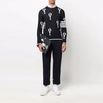 Футболка мужская синяя FW22 THOM BROWNE - фото 3