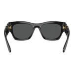 VERSACE Солнцезащитные очки Medusa, Black - фото 5