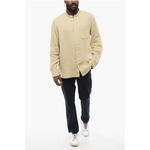 Бежевая льняная рубашка Woolrich, Beige - фото 4