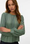 Блуза Vero Moda VMJASMIN, Laurel Wreath/Mottled Green - фото 4