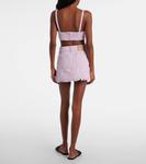 Мармо потертая джинсовая мини-юбка Pucci, Laser Rosa - фото 3