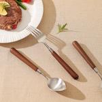 Наборы посуды KAWASIMAYA, Walnut Wood Dining Spoon - фото 9