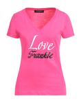 Футболка Frankie Morello, фуксия - фото