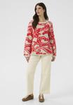 Джемпер Cream Jumper, Red Paisley/Red - фото 2