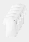 Футболка Pier One 5 PACK BASIC CURVED HEM, Bright White/White - фото 6