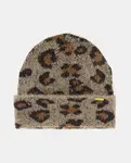 Шапка с леопардовым рисунком Tintoretto, коричневый - фото