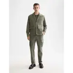 Блейзер Scotch & Soda Blend Garment Dyed Boxy Fit, зеленый - фото 7
