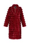 Зимнее пальто faina, Dark red - фото