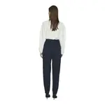 Брюки с высокой талией Vila Clava Belted, синий - фото 2