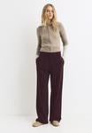 Брюки PULL&BEAR Trousers, Bordeaux - фото 2
