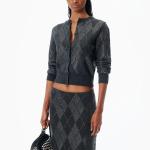 Кардиган из шерстяной смеси Alexander Wang, graphite - фото 4