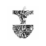 Плавки Turbo Yeah Comic, черный - фото