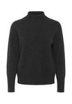 Джемпер My Essential Wardrobe MWTRACY KNIT HIGH NECK PULLOVER, Dark Grey Melange/Dark Grey - фото 5