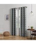 Штора Barnett Trellis Blackout с люверсами Sun Zero, серый - фото 4