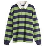 Полосатая рубашка регби Palmes, мультиколор - фото