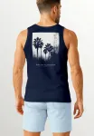 Tankback sommermit palmen top Neverless, Navy - фото
