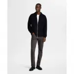 Толстовка Selected Emanuel Soft full zip, черный - фото 6