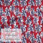 Pevtufa Наволочка с принтом пальмы красная Palm Tree Pattern on Red - фото 6