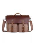 Сумка-мессенджер Hudson Canvas TSD BRAND, коричневый - фото