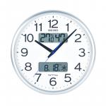 SEIKO Часы Sweeping Seconds Movement Plastic Wall Clock Unisex White - фото